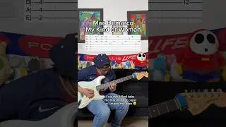 Mac DeMarco - My Kind of Woman guitar tutorial with tabs NO CAPO