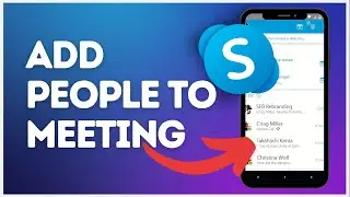 How to add people to meeting on Skype?