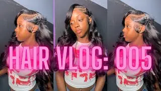 ☆HAIR VLOG 005☆: 22 Inch Body Wave 13x4 Wig Install & Honest Review, Pre Plucked|ft. Asteria Hair
