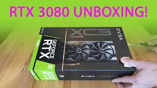 RTX 3080 UNBOXING! EVGA XC3 ULTRA