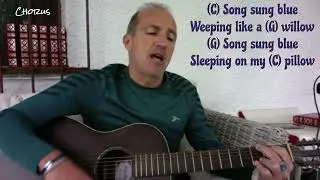 Song Sung Blue (Neil Diamond 1972) Acoustic cover by Javier Dominguez