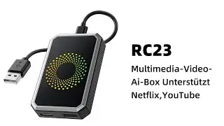 RC23 Carplay AI Adapter: 3-in-1 Magic Video Box for Streaming Netflix/YouTube/TikTok