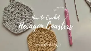 ✨Cozy Up Your Table with This Easy Crochet Hexagon Coaster✨