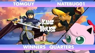 Kame House #72 Winners Quarters - Tomguy (Marth) vs Natebug01 (Young Link, Jigglypuff) SSBM
