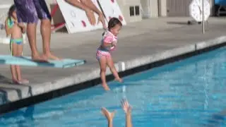 15 MONTH OLD JUMPS OFF DIVING BOARD | 07-03-14