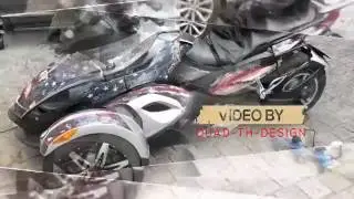 AMR Racing World War 2 WW2 graphic kit on a CAN-AM Spyder RS