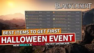 Best Items To Get From The Halloween Event | New Angels and Daemons Outfit Showcase | Black Desert
