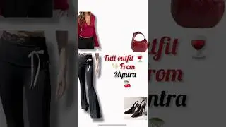 Pinterest inspired outfit from myntra under budget🍒#fashion #affordable #budget #pinterest #myntra