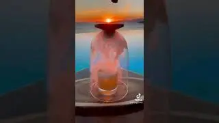 When Your Drink is on Fire! #drink #fire #fun