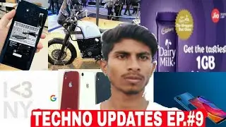 TECHNO UPDATES EP.#9-Xiaomi MI 8 Youth, Nokia 9, galaxy S10+, Jio free deta , Royal Enfield.
