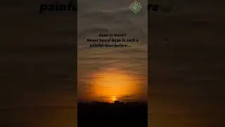 Azan in Gaza!!Never heard it in such a painful tone before&hellip;Ya Allah, have mercy. #Gaza #Azan