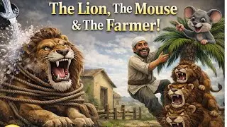 The Lion, the Mouse & the Farmer | Funny Moral Story About Human Intelligence'
