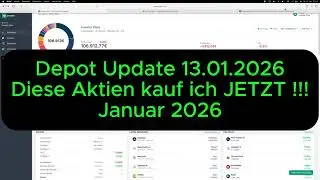 Investieren als Normalverdiener | Diese Aktien kaufe ich JETZT 🚀 | Neue Folge 13.01.2026