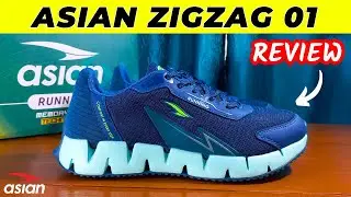 Asian Sports Shoes Under 1000 || Asian ZigZag 01 Shoe Review || Best Running Shoes Online