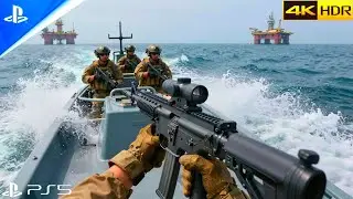 Секретная операция на морской нефтяной платформе 🔥 | Ультрареалистичный стелс-геймплей 4K 60FPS (...