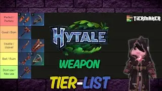 Advanced weapon guide for Hytale! - Tier List