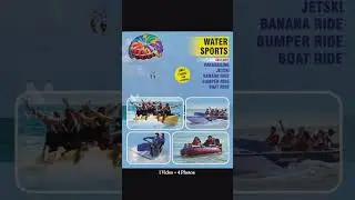 Goa Water sports #watersports #goa #keralatourism