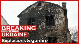 Explosions and gunfire reported in the northern kyiv suburb of Obelon