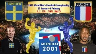 2001 World Men's Handball Championship Sweden France гандбол