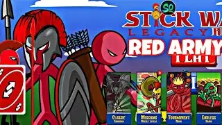 Stick war : Legacy but I have A Red army🍷 ♨️🚩#stickwarlegacy #Zatrox 