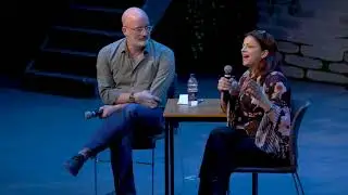Pre-performance platform discussion on Frogs and Aristophanic comedy