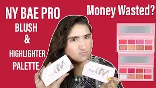 New Ny Bae Pro Blush & Highlighter Palette All Shades Review Swatches Ny Bae New Launch DC Good Life