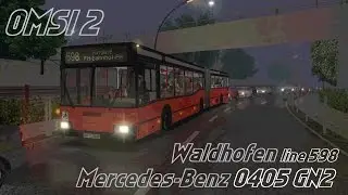 OMSI 2. Waldhofen, Lines 598/599, Mercedes-Benz O405 GN2. Part 2