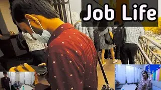 9:30 To 6 Job In Noida ❤️ || Daily Travel By Metro || Job Life : #allinfo24