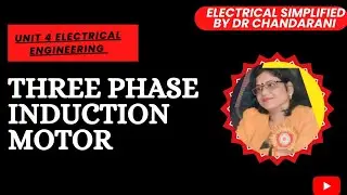 Three phase Induction motor/theory explained +imp.diagram🌟