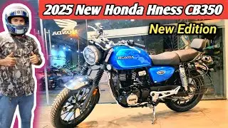 2025 Honda Hness CB350 Review | Hness CB350 DLX Pro Chrome - OBD 2B | Hness cb350 Price