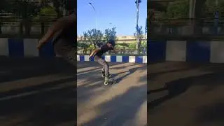 soul slide practice 😍#inlineskating#kolkata#india#shorts#unknown#skater#soul#slide#ecopark#freestyle