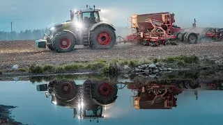 Pasowy siew kukurydzy z firmą Pawłowski AGRO Zestawem Fendt 1050+ Czajkowski ST600 + Horsch Maestro