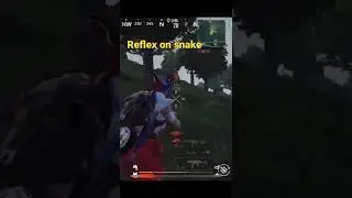 This snake shocked me while roaming🤣 #shorts #short #pubgmobile #godreflexop