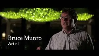 Bruce Munro Electric Light Overlay on Longwood Garden Meadows - Dupont Family / Pierce Quakers