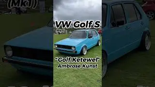 VW Golf Mk 1 Restomod Ambrose Kunst Padukan Eskterior Euro Look dan Mesin Honda CR-X