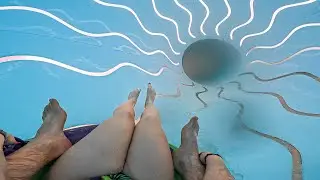 Multiple CONES Water Slide at Hof van Saksen Waterpark