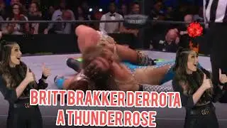 BRITT Baker defeats Thunder Rosa to retain the aew women's champion