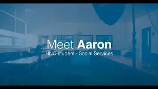 Meet Aaron - Disabled Student (BSL)