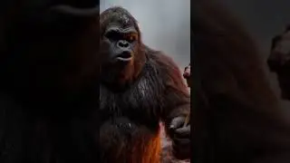 Bigfoot Cooks Jungle Meat Like a Savage Chef 🔥🍖&rdquo;BigfootVlog #JungleDining #SavageCh #BigfootCooks
