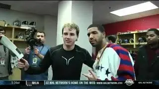 Drake meets with the 2012 NHL All Star Teams