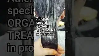 Athena's special ORGANIC TREATMENT #manipur #imphal #imphal #hairstyle #organicbeauty #viralvideo