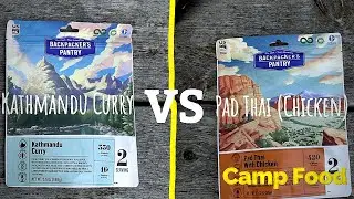 Which is Better Freeze Dried? Curry or Pad Thai? Backpacker's Pantry Review