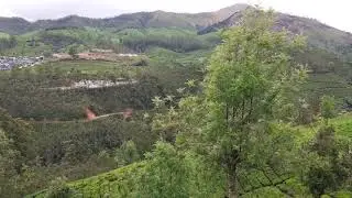 Munnar town view from devikulam road