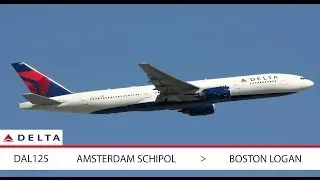 FSX: Schiphol - AMS to Boston - BOS | PMDG 777 | FlyTampa Boston