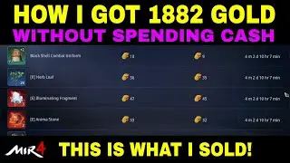How to Earn Gold Without Spending Real Cash in MIR4
