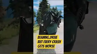 **BeamNG.drive | Crazy Bus & Car #beamngdrive #crashdrive #youtubeshorts #automobile #beamngnoob