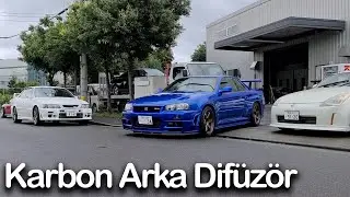 R34 GTR'a Arka Difüzor Geldi | Japonic
