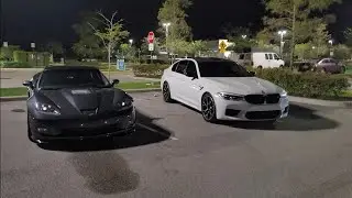 2019 BMW M5 Competition OTS 93 vs 2010 C6 Corvette ZR1