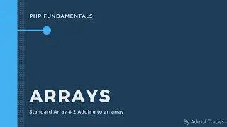 Standard Arrays #2 Adding Element | PHP Fundamentals #PHPforBeginners #LearnToCode #Shorts