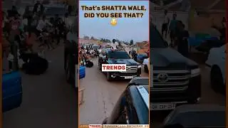 Ghana Dancehall King Shatta Wale Splashes Cash on Fans But Near Tragedy Strikes #shorts